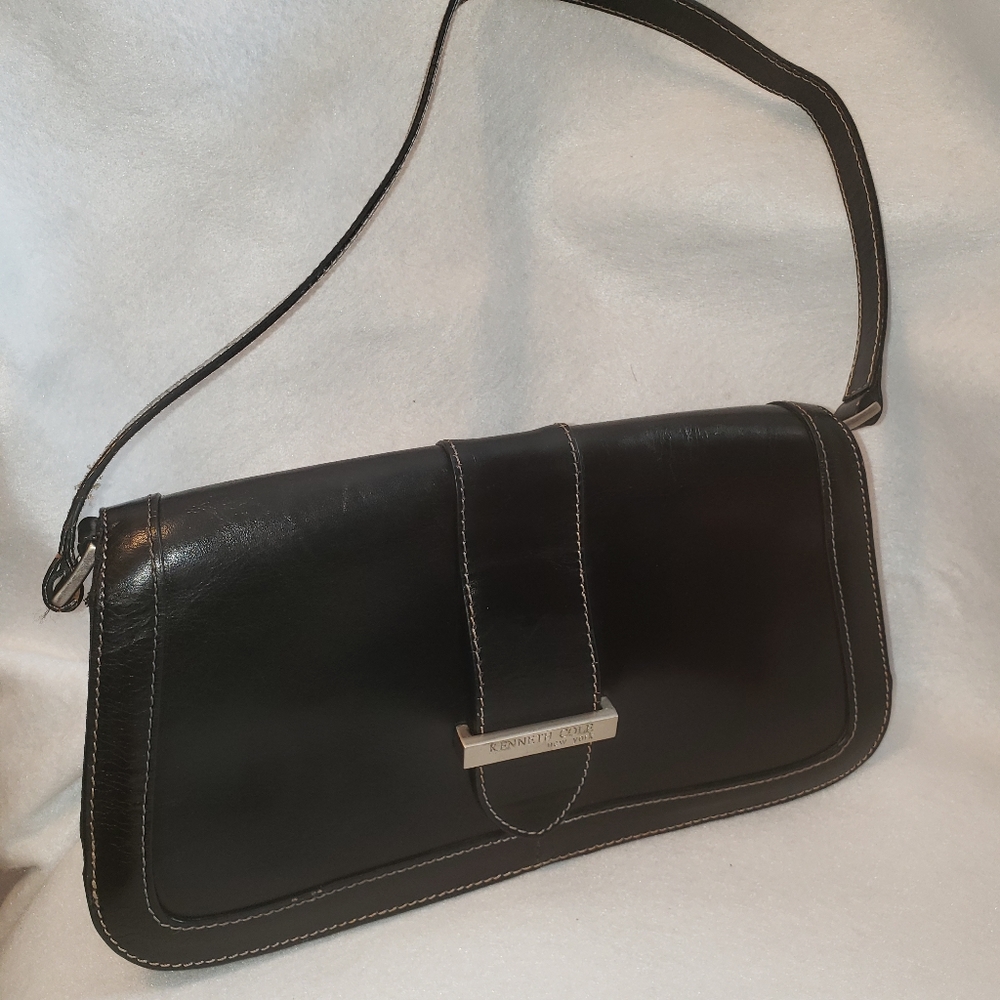 Kenneth Cole New York Black Shoulder Strap Purse